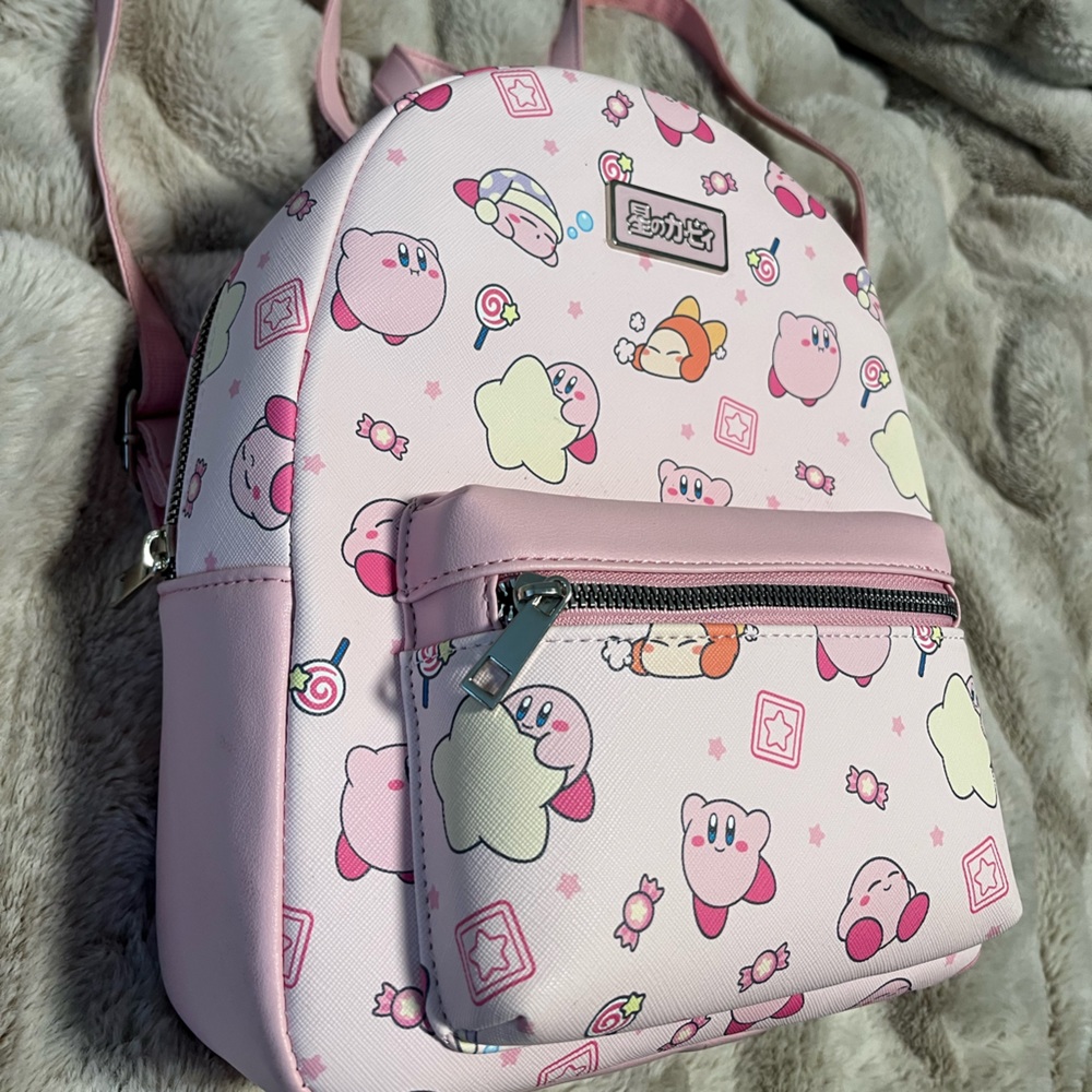 Pink Kirby backpack